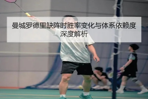 曼城罗德里缺阵时胜率变化与体系依赖度深度解析
